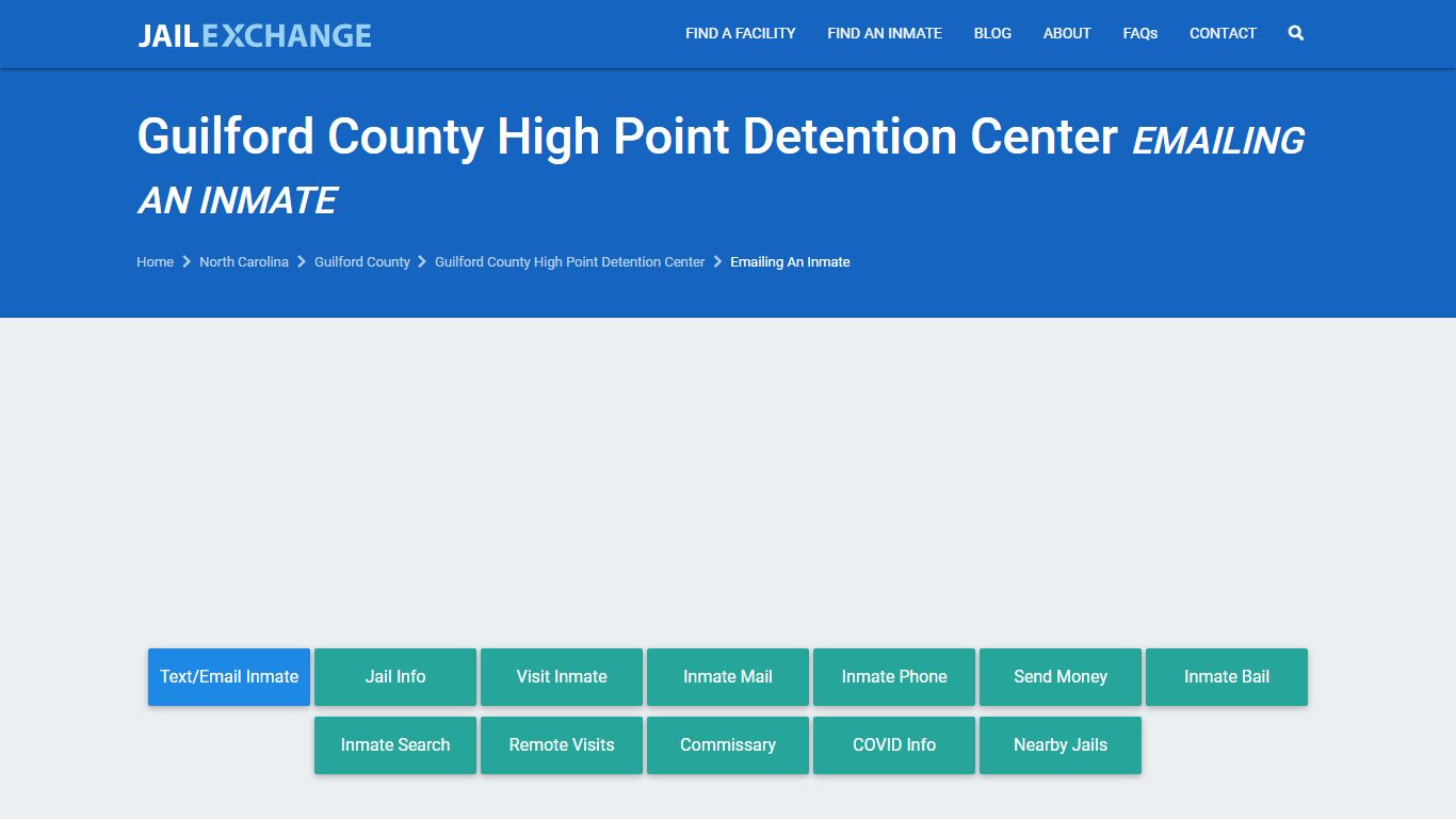 How to Email Inmate in Guilford County High Point ...